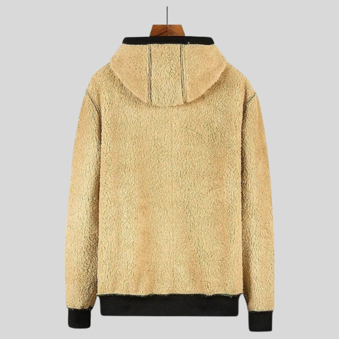 Montiqeu - Manteau d’Hiver en Laine pour Hommes, Élégant et Chaleureux pour les Jours Froids