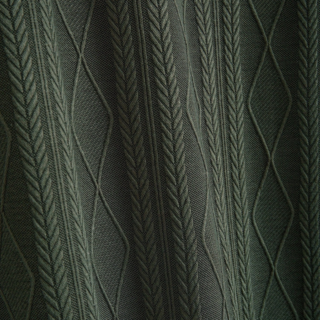 Montiqeu - Polo Jacquard Tricoté avec Motif à Carreaux pour Hommes - Élégant et Confortable