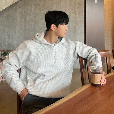 Montiqeu - Hoodie Demi-Zip