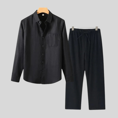 Montiqeu - Longue Chemise en Lin de Luxe pour Femmes - Respirante et Élégante