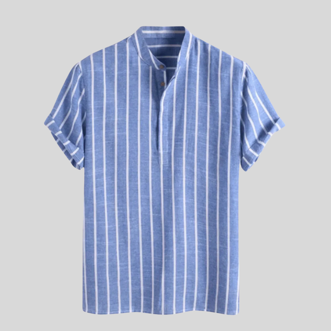 Montiqeu - Polo Rayé en Coton Bio pour Hommes - Élégant et Confortable