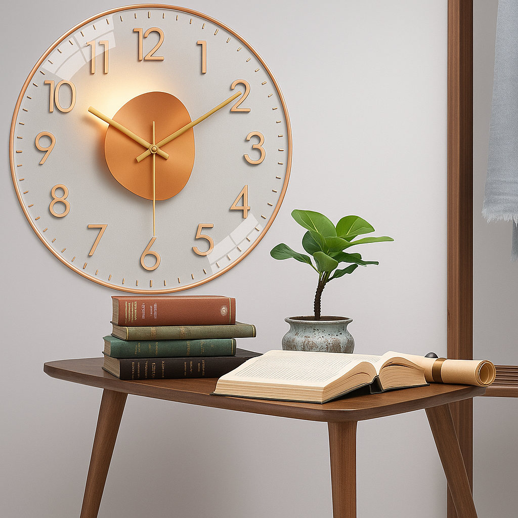 Montiqeu - Horloge murale silencieuse design