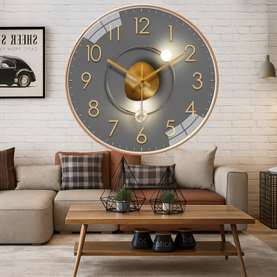 Montiqeu - Horloge murale silencieuse design