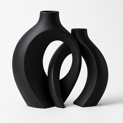 Montiqeu - set de vases décoratifs en céramique