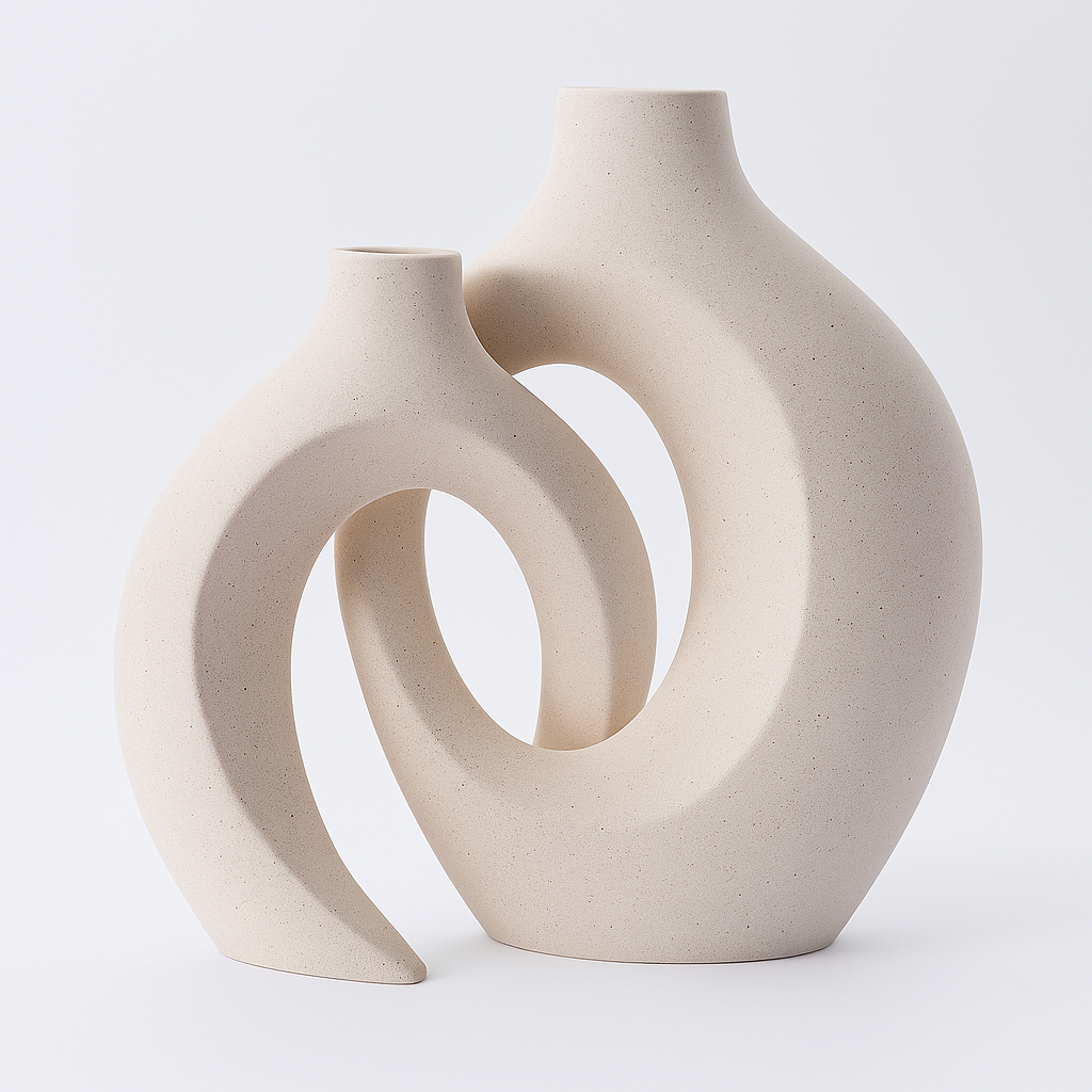 Montiqeu - set de vases décoratifs en céramique