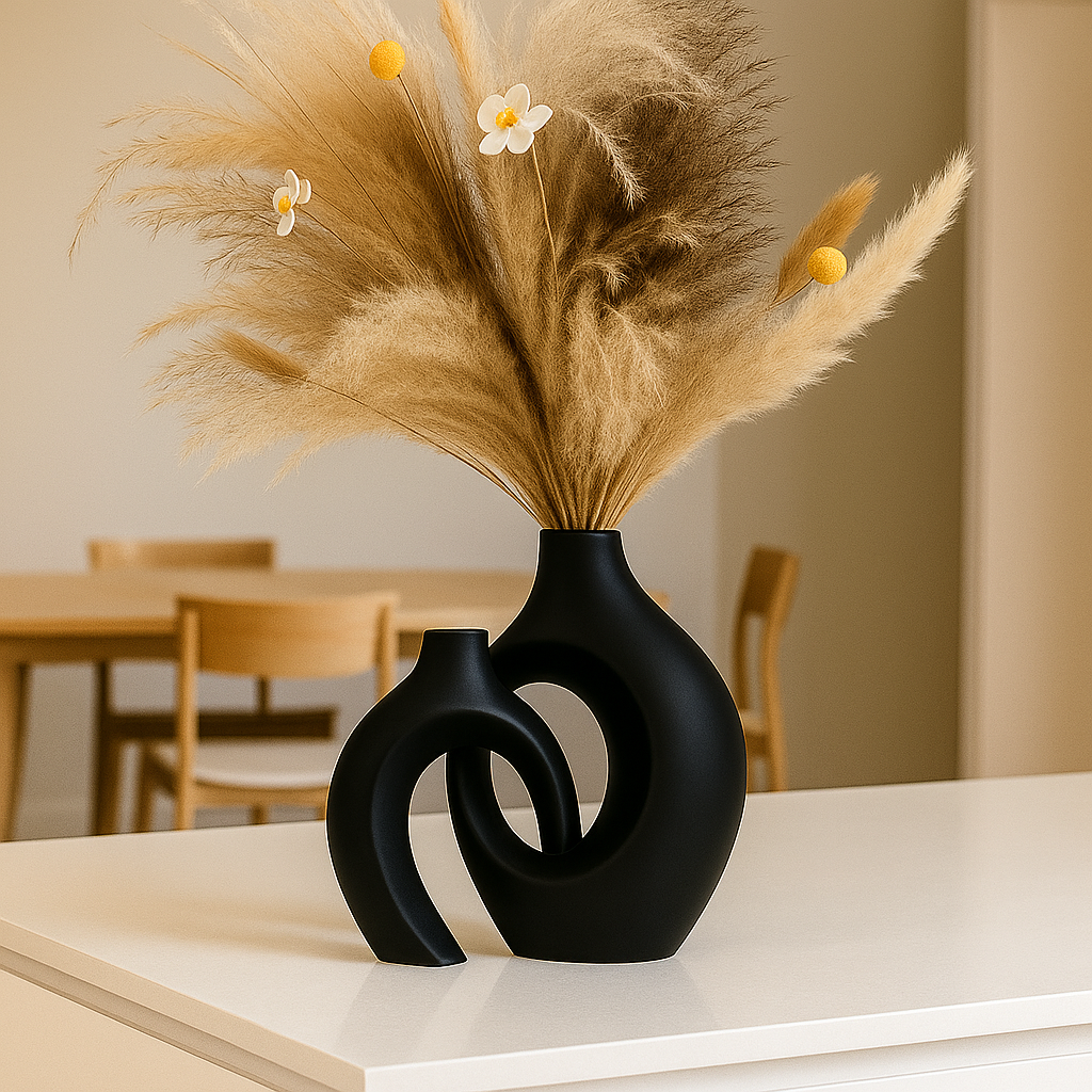 Montiqeu - set de vases décoratifs en céramique