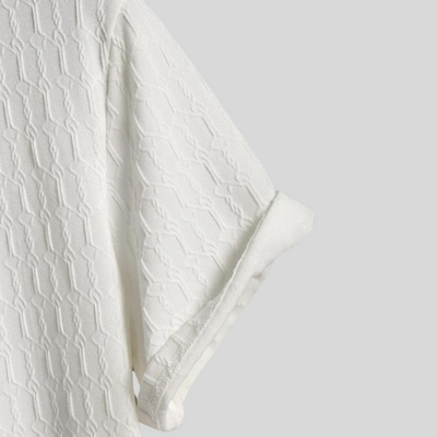 Montiqeu - Polo Blanc pour Hommes - Intemporel et Confortable