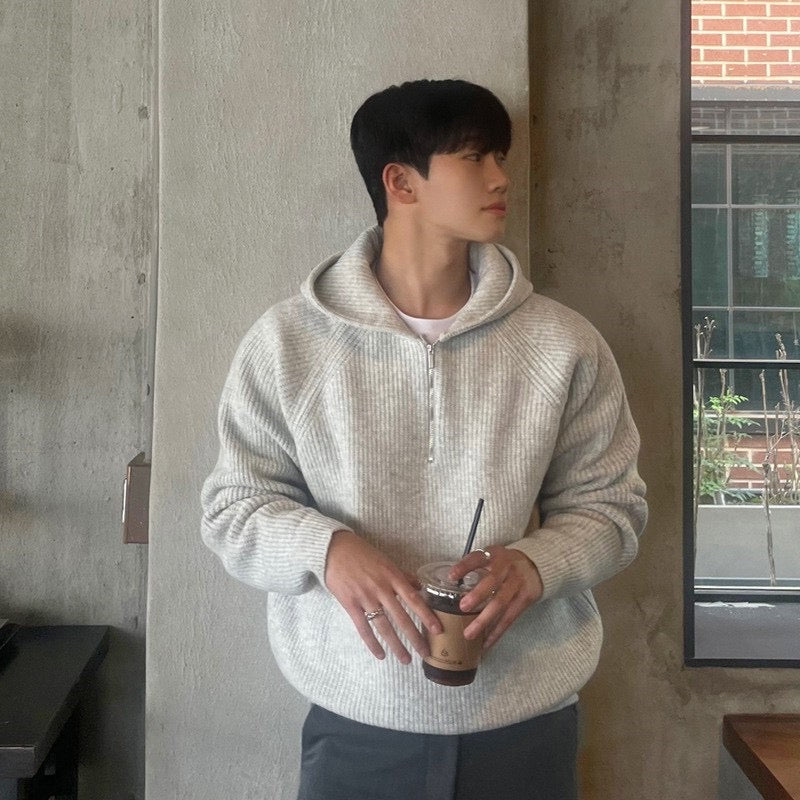 Montiqeu - Hoodie Demi-Zip