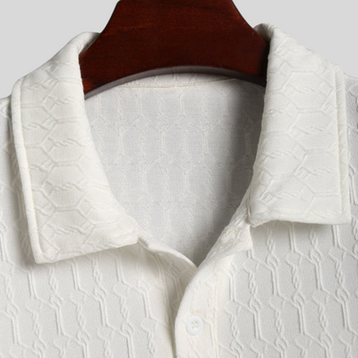 Montiqeu - Polo Blanc pour Hommes - Intemporel et Confortable
