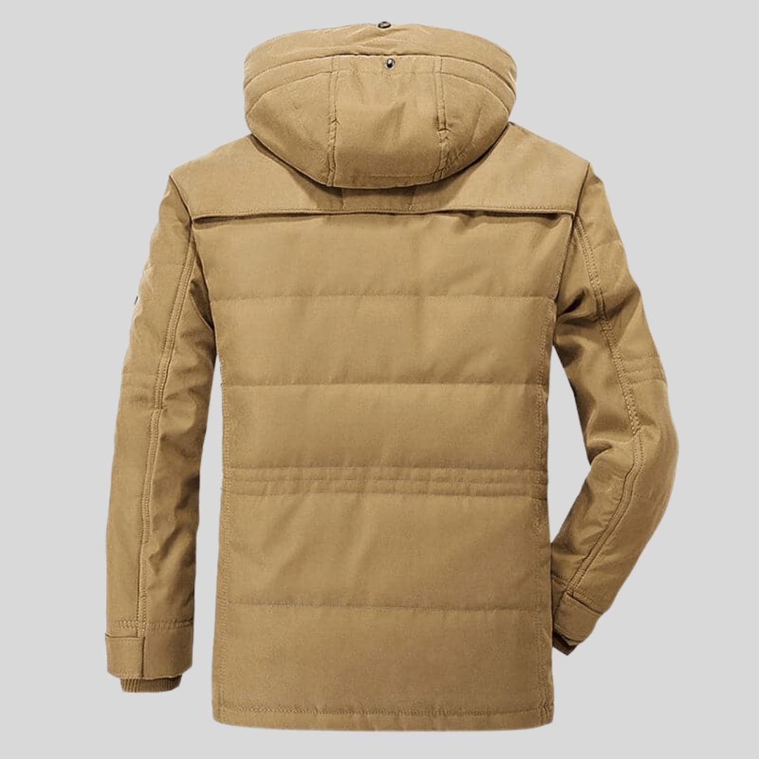 Montiqeu - Veste d’Hiver Outdoor pour Hommes avec Doublure en Laine, Chaude et Imperméable