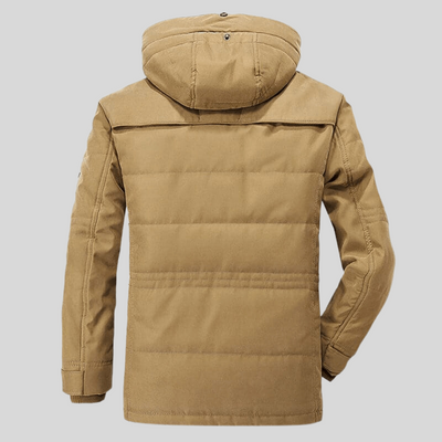 Montiqeu - Veste d’Hiver Outdoor pour Hommes avec Doublure en Laine, Chaude et Imperméable