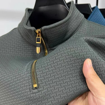 Montiqeu - Pull Demi-Zip pour Hommes
