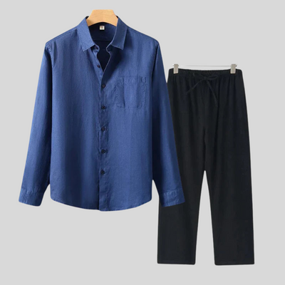 Montiqeu - Longue Chemise en Lin de Luxe pour Femmes - Respirante et Élégante
