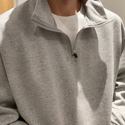 Montiqeu - Pull en Fleece Demi-Zip