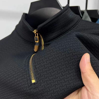 Montiqeu - Pull Demi-Zip pour Hommes