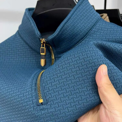 Montiqeu - Pull Demi-Zip pour Hommes