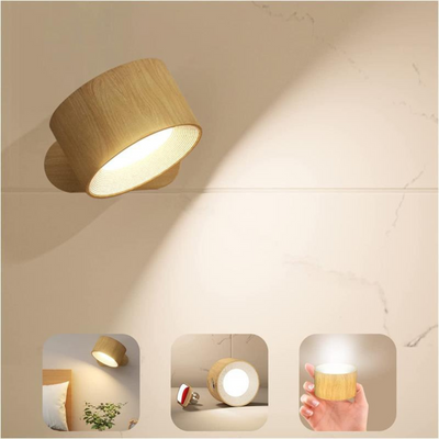 Montiqeu - Applique Murale LED Sans Fil 360° Rechargeable