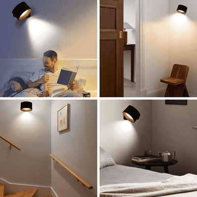 Montiqeu - Applique Murale LED Sans Fil 360° Rechargeable