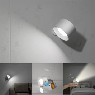Montiqeu - Applique Murale LED Sans Fil 360° Rechargeable