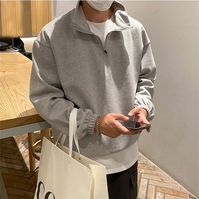 Montiqeu - Pull en Fleece Demi-Zip