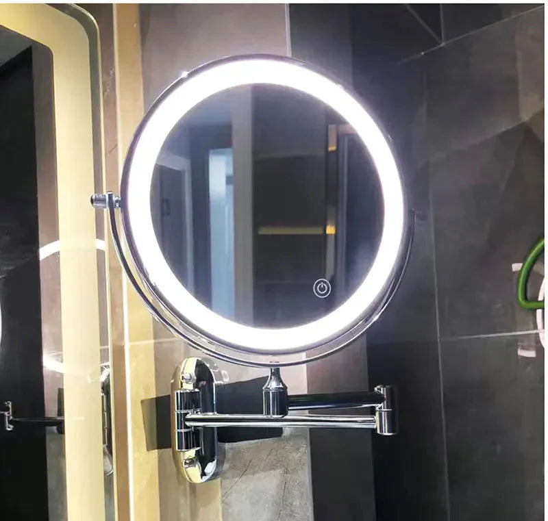 Montiqeu - Miroir Grossissant LED Rechargeable