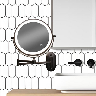 Montiqeu - Miroir Grossissant LED Rechargeable