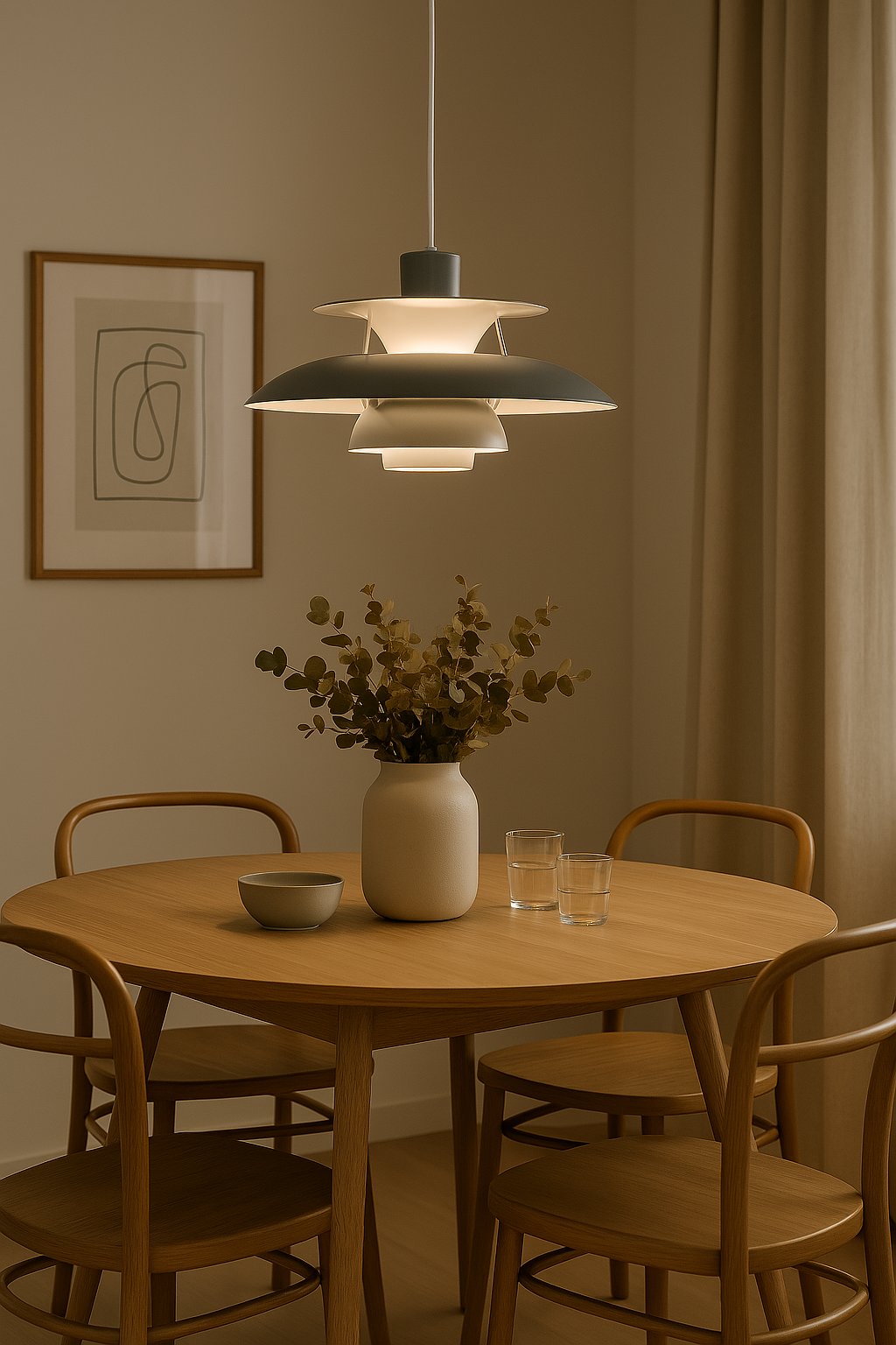 Montiqeu - Plafonnier LED rond minimaliste