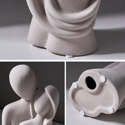 Montiqeu - sculpture en céramique amour éternel