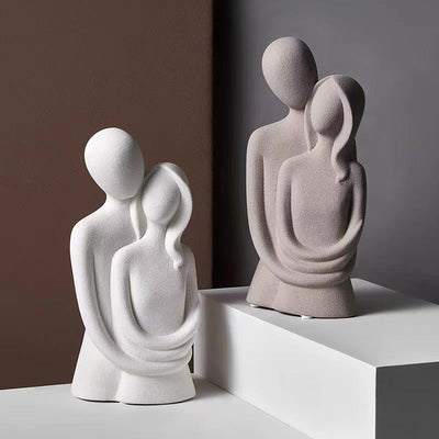 Montiqeu - sculpture en céramique amour éternel