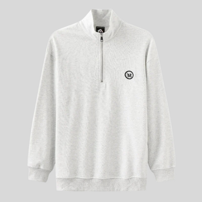 Montiqeu - Pull Zippé en Coton Bio