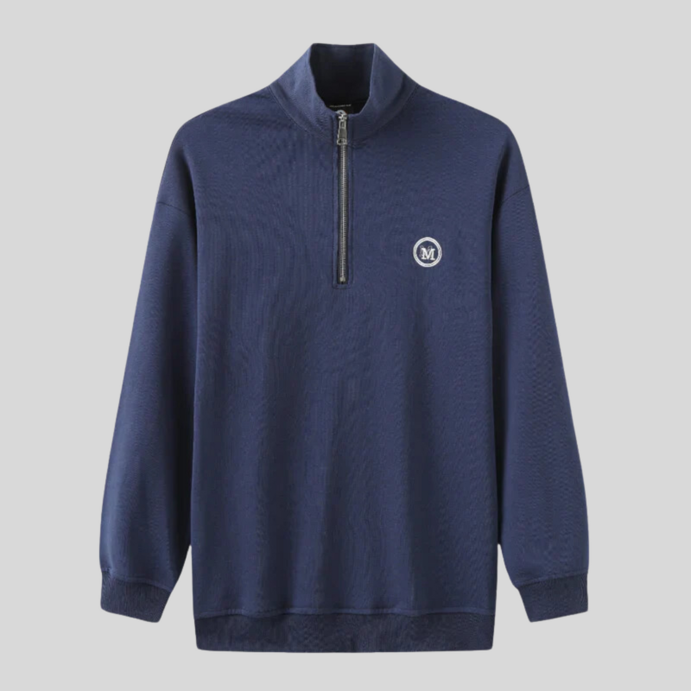 Montiqeu - Pull Zippé en Coton Bio